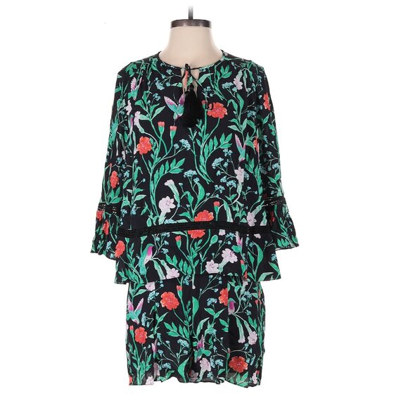 ๐บ NWOT Kate Spade โ ๏ธ Jardin crepe tropical romper - Picture 6 of 12
